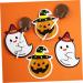 OFFSCH 50pcs Ghost Lollipops Wedding Decorations Christmas Santa Claus Decoration Display Rack Decoration Card Lollipops Sewing Thread Holder Stand Diy Cards Halloween Sugar Card - Buy Online on GoSupps.com