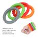4-Piece Silicone Baby Bite Ring Bracelet - Coolable Heat-Resistant Gum Relief Dental Toys for Front Teeth - Buy Online on GoSupps.com