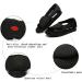 CYN Breathable Lightweight X-Wide Diabetic Men's Slippers with Memory Foam - Black, 7US/25.5cm - Buy Online on GoSupps.com