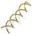 Minkissy spiral bobby hairpins spin pins for hair 20 pieces twist screw hairpise blonde updos hair jewelry chaotic rolls tool (gold)