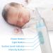 Baby Nasal Aspirator by Bellababy | 3 Suction Levels, Rechargeable, Anti-Backflow | Gentle Booger/Snot Remover with Light Function | Mute Operation | Includes 2 Tips and Carrying Bag - Blue - Buy Online on GoSupps.com
