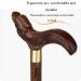 Elderly Crutches Adult Crutches Wenge Wood Phoenix-Shaped Handles Beautiful and Generous Ladies Crutches Crutches Hello Independence 87cm - Buy Online on GoSupps.com
