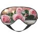 Red Rose Print Soft Eye Mask for Sleep | Cozy Eye Mask for Men & Women | Travel-Friendly Design - Buy Online on GoSupps.com