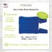 Nature Creation Microwave Heating Pad for Knee & Joints - Hot/Cold Pack for Aching Knees & Joint Pain - Reusable & Portable - Blue Marble - Buy Online on GoSupps.com