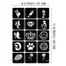 Kotbs 6 Sheets Glitter Tattoo Stencils - 82pcs Butterfly Flower Animal Templates for Women, Boys, Girls - Henna Semi-Permanent Body Art Stencils - Buy Online on GoSupps.com