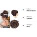 Tousled Updo Messy Bun Hair Piece - Medium Brown Synthetic Ponytail Extension for Women - Buy Online on GoSupps.com