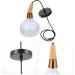 Hemobllo Chandelier Lamp Shade Home Decor Astetic Room Decor Decorative Ceiling Light Dining Table Household White 15X22CM - Buy Online on GoSupps.com