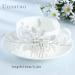 Unsutuo Silver Pearl Bridal Hair Comb | Wedding Hair Accessories for Women and Girls - Buy Online on GoSupps.com