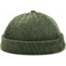 VIAUMBR Docker Cap Hat Headscarf Fisherman Cap Men Women 56-60 40 Olive