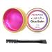 PERMANIA Lash Glue Balm Eyelash Lifting Adhesives Strong Hold and Perfectly Shaped Eyebrows for Brow Lamination Kit Lash Lift Balm Bright Colors & Fruity Flavours Fast Drying & Waterproof (Pwach) 10g-pink peach