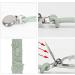 Anximt Baby Pacifier Clip - Silicone Toy Strap & Clip for Car Seats High Chairs Shopping Carts - Gray Multi-Functional Pacifier Chain - Buy Online on GoSupps.com