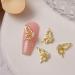 FEIlei 5Pcs Zircon Nail Art Rhinestones Crystal Gems for Nail Decor Rings Earrings DIY - Buy Online on GoSupps.com