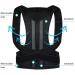 Waist Trainer Full Back Support Back Brace Posture Corrector Belt Shoulder Straightener Scoliosis Waist Cincher(XX-Large) XX-Large Black - Buy Online on GoSupps.com