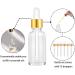 12PCS 50ML Glass Pipette Dropper Bottles Set - Ideal for Essential Oils Perfume & Fragrance Samples - Boston Style for International Shipping - Buy Online on GoSupps.com