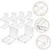 Didiseaon 40 Pcs Boxes Eye Shadow Box Blush for Cheeks Palette Clear Empty Eyeshadow Pallets Blush Box Make up 6x6cmx4pcs Transparentx4pcs - Buy Online on GoSupps.com