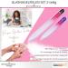 Buy Sword Crown Crystal Glass Nail File Set - Original Czech Republic | 14cm & 9cm Double-Sided Set of 2 | International Shipping Available - Buy Online on GoSupps.com