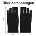 UV Gloves for Nail Care - Fingerless Gel Manicure Gloves for Women | Sun Protection & Nail Art - Black - Buy Online on GoSupps.com