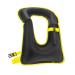 Rrtizan Snorkel Vest, Adults Portable Inflatable Swim Vest Buoyancy Aid Swim Jackets for Men & Women Black