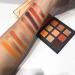 Beauty Glazed 9 Colors Eyeshadow Matte Shimmer Glitter Eye Shadow Palette Natural Waterproof Long Lasting Pigmented Eyeshadow Powder Cosmetics #02 Vibrant Orange - Buy Online on GoSupps.com