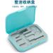 Nail Clippers Plastic Box 4-Piece Set Sharp Nail Clippers Ear Eyebrow Tweezers File Home with A Set of Convenient Enough to Keep (Color : Blue) - Buy Online on GoSupps.com