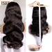 ISEE Hair 22 Inch Transparent Body Wave Human Hair Lace Front Wig - 250% Density, Pre-Plucked with Baby Hair - Natural Color, for Black Women - Buy Online on GoSupps.com