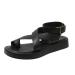 Bunion Sandals Women Foot Correction Comfortable Sandals for Women for The Bunion Fix Summer Casual Walking Wedges 7.5 Black