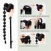 Puff Braid Ponytail: 30 Inch Afro Bubble Extensions for Black Women - 5.6 Ounces, 1B Black - Buy Online on GoSupps.com