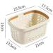 Portable Shower Basket Sundry Storage Basket Plastic Tote Storage Basket for Holding Soap Shampoo Cosmetics Bathroom Gym(Beige) - Buy Online on GoSupps.com