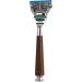 Favali Razor Brush Set - Wooden Shaving Brush Holder & Fusion 5 Compatible Men's Wet Razor Gift - Buy Online on GoSupps.com