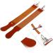 Men's Genuine Leather Strop for Barber Straight Razor - Shaving Strap for Sharper Shave - Buy Online on GoSupps.com
