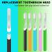 Quip Toothbrush Replacement Heads - 4 Pack Soft Bristle Brush Refills for Adults & Kids - White - Buy Online on GoSupps.com