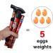 SPDYCESS Foldable Walking Stick - Adjustable Ergonomic Aluminum Hiking Pole for Travel Non-Slip Handle Flower Pattern - Perfect for Seniors Men & Women - Portable Red Design - Buy Online on GoSupps.com