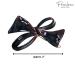 Parcelona French Bow Knot Tortoise Shell Black Set of 4 Celluloid Acetate Small Side Slide Hair Clips - Buy Online on GoSupps.com