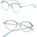 Stylish Metal Frame Reading Glasses | Light Blocking Computer Eyewear for Women - Buy Online on GoSupps.com