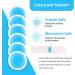 NEWGO Small Ice Packs 6 Pack - Reusable Gel Cold Packs for Pain Relief - Ideal for Wisdom Teeth, Breastfeeding, Tired Eyes, Headaches - Buy Online on GoSupps.com