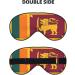 Sri Lanka Flag Soft Eye Mask - Comfortable Light Blocking Sleep Mask for Side Sleepers - Relaxing Pressure-Free Eyemask - Buy Online on GoSupps.com