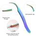 Nagaraku DIY Self-Transplantation Eyelash Extension Tweezers | Stainless Steel Curve Makeup Tool for Clusters & Individuals | Aperture D-01 Special for Home Use - Buy Online on GoSupps.com