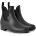 Horze Bonn Rubber Paddock Boots Black EU 42 - Durable and Stylish Horse Riding Footwear - Buy Online on GoSupps.com