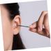 Gogogmee 6Pcs Earwax Cleaning Tool with Skid-Resistant Handles Safe Ear Wax Removal Kit for Adults Family Use Portable Black Spiral Ear Cleaner for Thorough Daily and Travel Hygiene - Buy Online on GoSupps.com