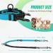 SlowTon Double Dog Leash Coupler No Tangle 360 Swivel Dual Leashes for Walking 2 Dogs Adjustable Length Reflective Splitter Leash for Training Small Dogs (Black&Teal) For Small Dogs C-black&teal - Buy Online on GoSupps.com