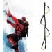 Adjustable Climbing Ascender Sling for Outdoor Activities - Black Green - Buy Online on GoSupps.com