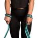 Women Lifting Straps (1 Pair) - Wrist Support Wraps for Powerlifting, Bodybuilding, Gym Workout - Mint - Buy Online on GoSupps.com