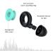 Silicon Ear Plugs for Noise Reduction | Soft Reusable Hearing Protection | 3 Sizes (S/M/L) | 26dB Noise Cancelling | Ideal for Sleep & Sensitivity - Black - Buy Online on GoSupps.com