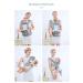 3-in-1 Ergonomic Baby Carrier | Hipseat, Sling, Front-Facing Kangaroo Wrap | Gray | For Baby Travel 0-36 Months - Buy Online on GoSupps.com