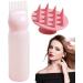 Root Comb Applicator Bottles 160ML Hair Oil Applicator Bottles Silicone Scalp Scrubber Reusable Hair Dye Color Applicator for Hair Care Accessories - Buy Online on GoSupps.com