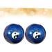 Lurrose Blue Enamel Gymnastics & Hand Massage Balls - Traditional Chinese Baoding Fitness Handballs - Buy Online on GoSupps.com