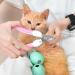 Mirrwin Silicone Cat Shoes - Adjustable Anti-Scratch Footwear for Cats & Dogs - 4 Pack Light Green - Buy Online on GoSupps.com