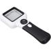 5X 45X Handheld Magnifying Glass with Light Led Magnifier for Reading Reading Checking Money Identifying Jewellery Relics Magnifier with 3LED 1UV Lights for Seniors - Buy Online on GoSupps.com