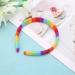 Buy LYWYOUDDKH Women s Autumn Wash Face Plush Headband - Rainbow Striped Elastic Hairband for Styling | International Shipping Available - Buy Online on GoSupps.com