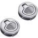 MXEOL Marine Slam Latch Boat Flush Pull Latch - 2 Pack, Stainless Steel Silver - Buy Online on GoSupps.com